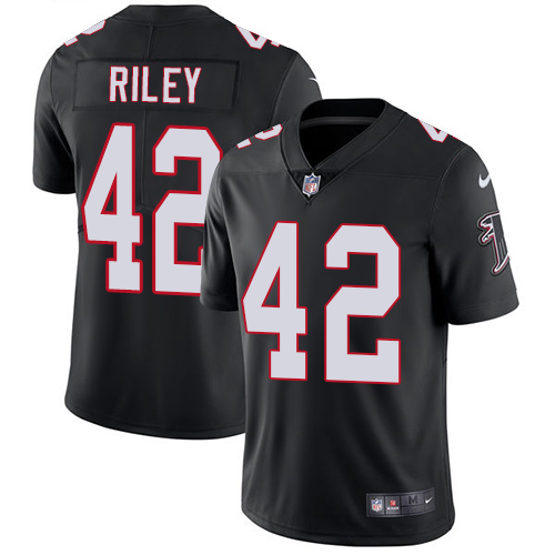 Youth Nike Atlanta Falcons #42 Duke Riley Black Alternate Vapor Untouchable Limited Player NFL Jersey