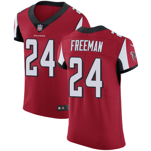Men's Nike Atlanta Falcons #24 Devonta Freeman Red Team Color Vapor Untouchable Elite Player NFL Jersey