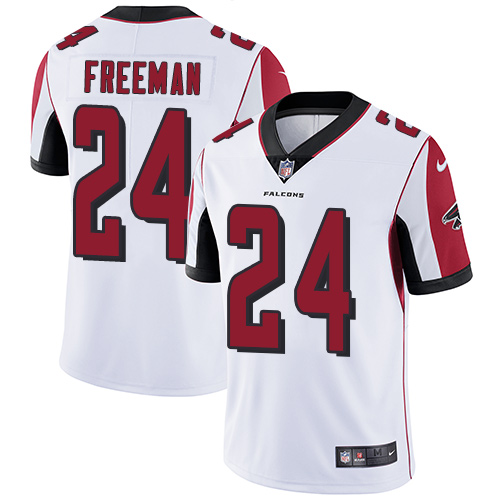 Men's Nike Atlanta Falcons #24 Devonta Freeman White Vapor Untouchable Limited Player NFL Jersey