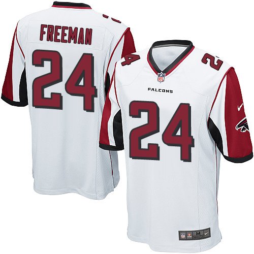Men's Nike Atlanta Falcons #24 Devonta Freeman Game White NFL Jersey