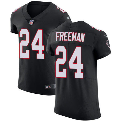 Men's Nike Atlanta Falcons #24 Devonta Freeman Black Alternate Vapor Untouchable Elite Player NFL Jersey