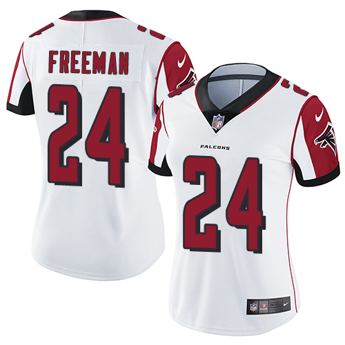 Women's Nike Atlanta Falcons #24 Devonta Freeman White Vapor Untouchable Elite Player NFL Jersey