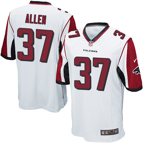 Men's Nike Atlanta Falcons #37 Ricardo Allen Game White NFL Jersey
