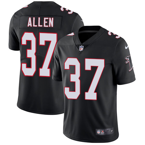 Men's Nike Atlanta Falcons #37 Ricardo Allen Black Alternate Vapor Untouchable Limited Player NFL Jersey