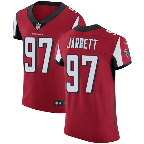 Men's Nike Atlanta Falcons #97 Grady Jarrett Red Team Color Vapor Untouchable Elite Player NFL Jersey