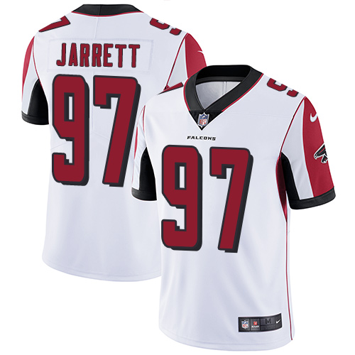 Men's Nike Atlanta Falcons #97 Grady Jarrett White Vapor Untouchable Limited Player NFL Jersey