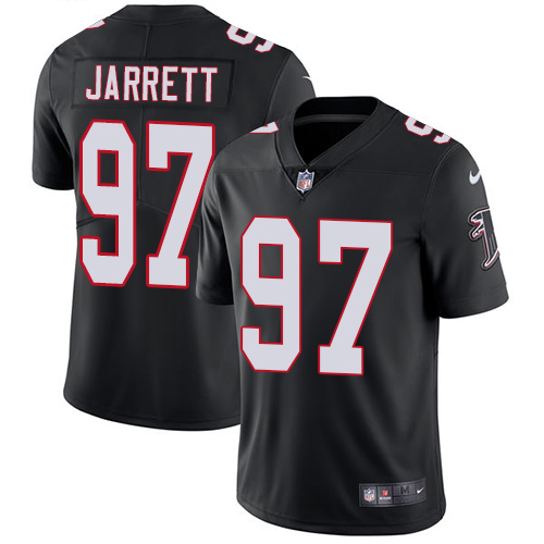 Men's Nike Atlanta Falcons #97 Grady Jarrett Black Alternate Vapor Untouchable Limited Player NFL Jersey