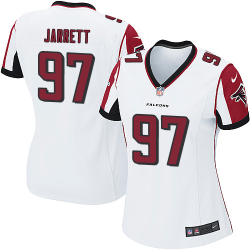 Women's Nike Atlanta Falcons #97 Grady Jarrett Game White NFL Jersey