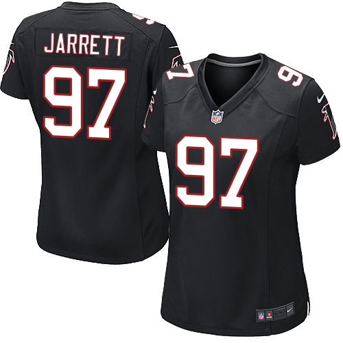 Women's Nike Atlanta Falcons #97 Grady Jarrett Game Black Alternate NFL Jersey