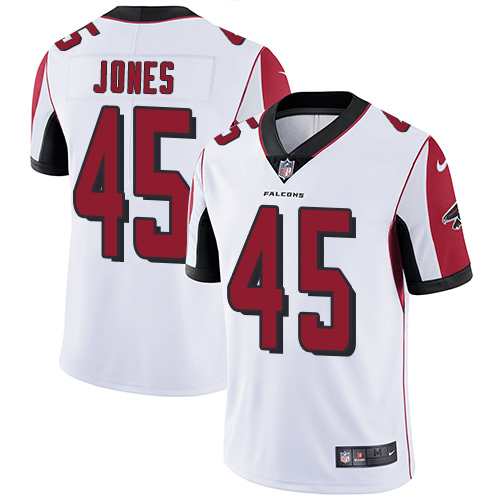 Men's Nike Atlanta Falcons #45 Deion Jones White Vapor Untouchable Limited Player NFL Jersey