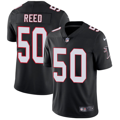 Men's Nike Atlanta Falcons #50 Brooks Reed Black Alternate Vapor Untouchable Limited Player NFL Jersey