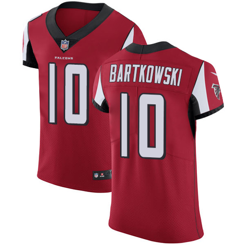 Men's Nike Atlanta Falcons #10 Steve Bartkowski Red Team Color Vapor Untouchable Elite Player NFL Jersey