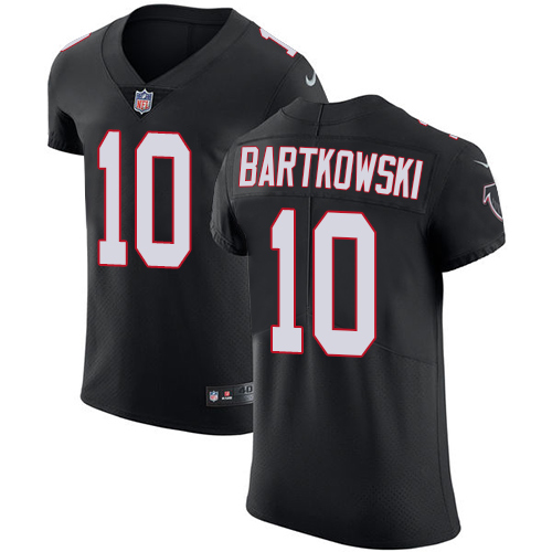 Men's Nike Atlanta Falcons #10 Steve Bartkowski Black Alternate Vapor Untouchable Elite Player NFL Jersey