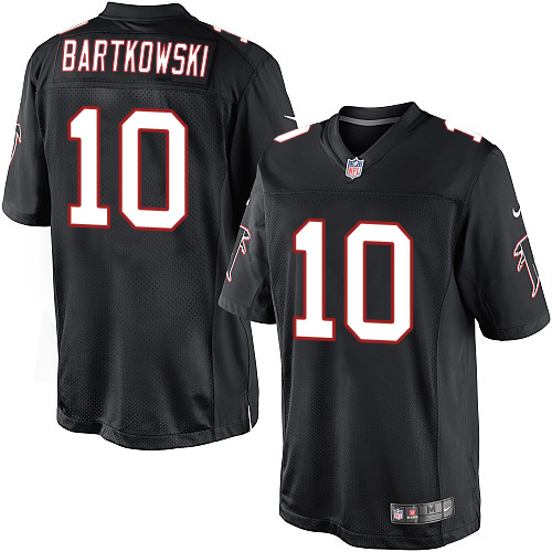 Men's Nike Atlanta Falcons #10 Steve Bartkowski Black Alternate Vapor Untouchable Limited Player NFL Jersey