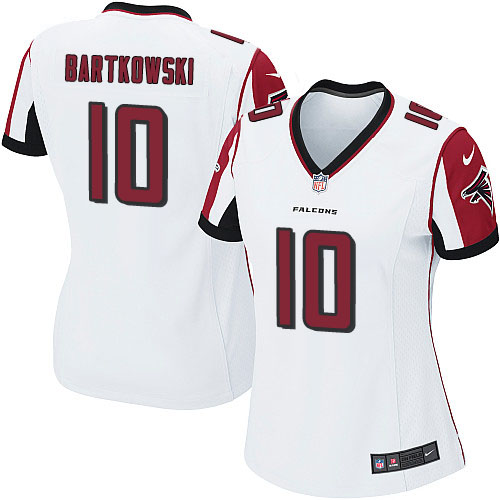Women's Nike Atlanta Falcons #10 Steve Bartkowski Game White NFL Jersey