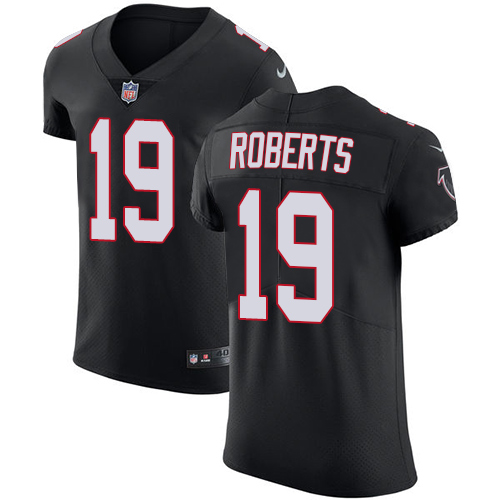 Men's Nike Atlanta Falcons #19 Andre Roberts Black Alternate Vapor Untouchable Elite Player NFL Jersey