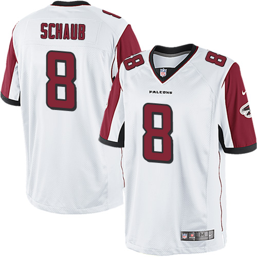 Youth Nike Atlanta Falcons #8 Matt Schaub White Vapor Untouchable Elite Player NFL Jersey