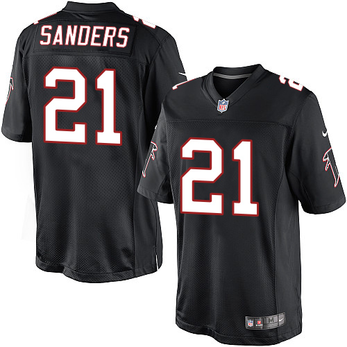 Youth Nike Atlanta Falcons #21 Deion Sanders Black Alternate Vapor Untouchable Elite Player NFL Jersey