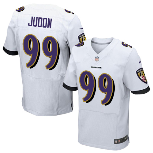 Men's Nike Baltimore Ravens #99 Matt Judon Elite White NFL Jersey