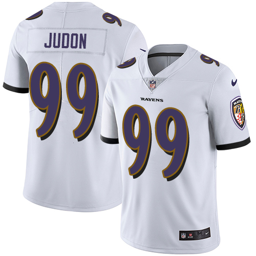 Men's Nike Baltimore Ravens #99 Matt Judon White Vapor Untouchable Limited Player NFL Jersey