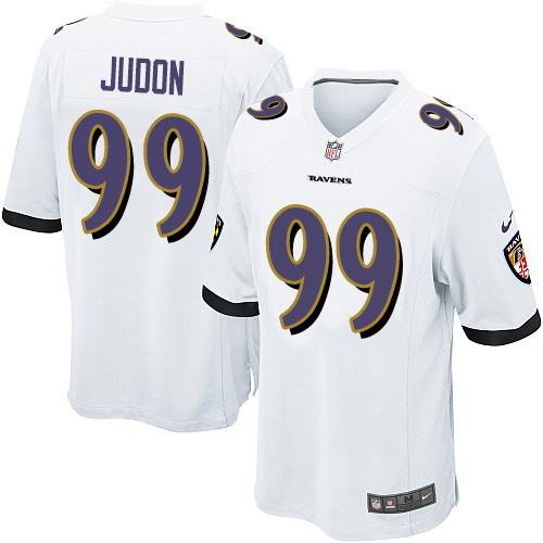 Men's Nike Baltimore Ravens #99 Matt Judon Game White NFL Jersey
