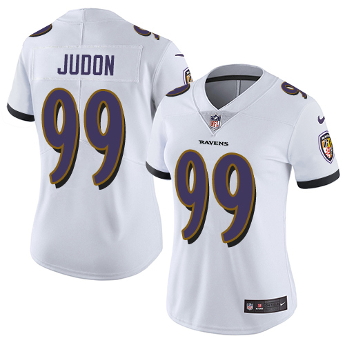Women's Nike Baltimore Ravens #99 Matt Judon White Vapor Untouchable Elite Player NFL Jersey
