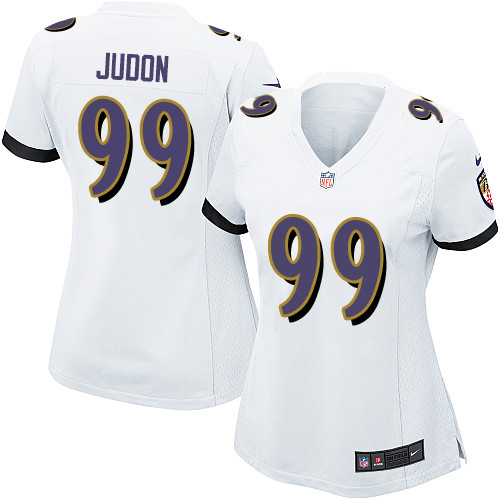 Women's Nike Baltimore Ravens #99 Matt Judon Game White NFL Jersey