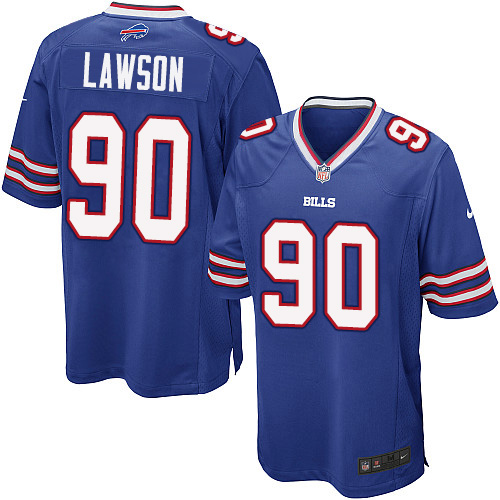 Youth Nike Buffalo Bills #90 Shaq Lawson Game Royal Blue Team Color NFL Jersey