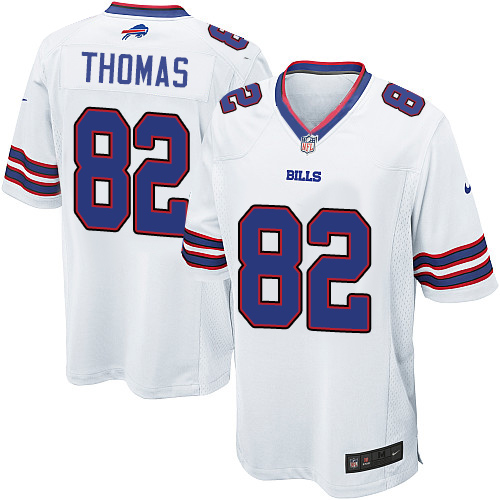 Men's Nike Buffalo Bills #82 Logan Thomas Game White NFL Jersey