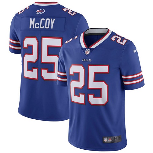 Men's Nike Buffalo Bills #25 LeSean McCoy Royal Blue Team Color Vapor Untouchable Limited Player NFL Jersey