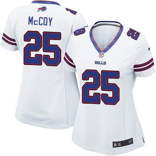 Women's Nike Buffalo Bills #25 LeSean McCoy Game White NFL Jersey