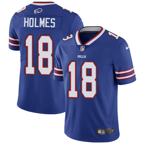 Men's Nike Buffalo Bills #18 Andre Holmes Royal Blue Team Color Vapor Untouchable Limited Player NFL Jersey