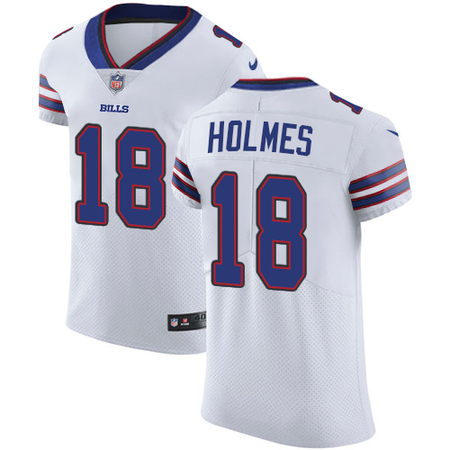 Men's Nike Buffalo Bills #18 Andre Holmes Elite White NFL Jersey