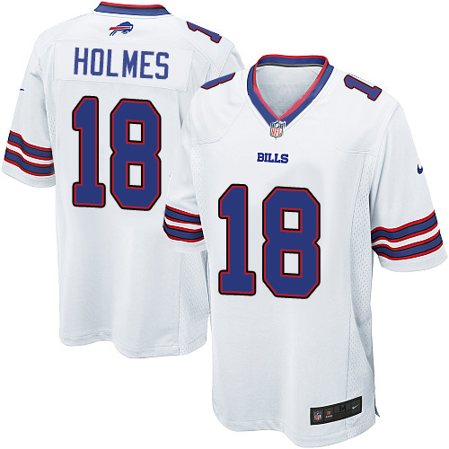 Men's Nike Buffalo Bills #18 Andre Holmes Game White NFL Jersey