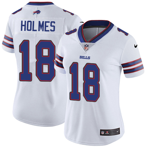 Women's Nike Buffalo Bills #18 Andre Holmes White Vapor Untouchable Elite Player NFL Jersey