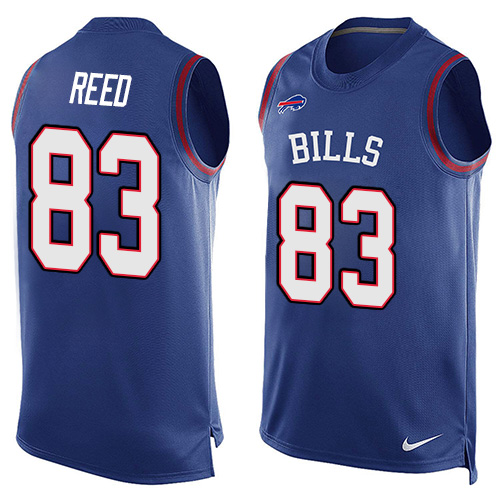 Men's Nike Buffalo Bills #83 Andre Reed Limited Royal Blue Player Name & Number Tank Top NFL Jersey
