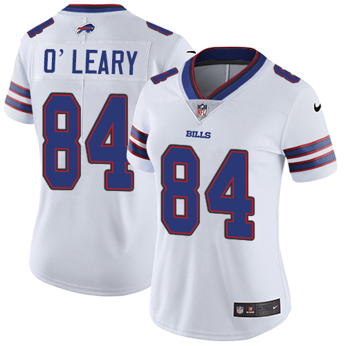Women's Nike Buffalo Bills #84 Nick O'Leary White Vapor Untouchable Elite Player NFL Jersey