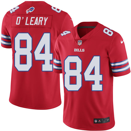 Men's Nike Buffalo Bills #84 Nick O'Leary Limited Red Rush Vapor Untouchable NFL Jersey