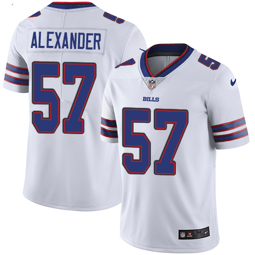 Men's Nike Buffalo Bills #57 Lorenzo Alexander White Vapor Untouchable Limited Player NFL Jersey
