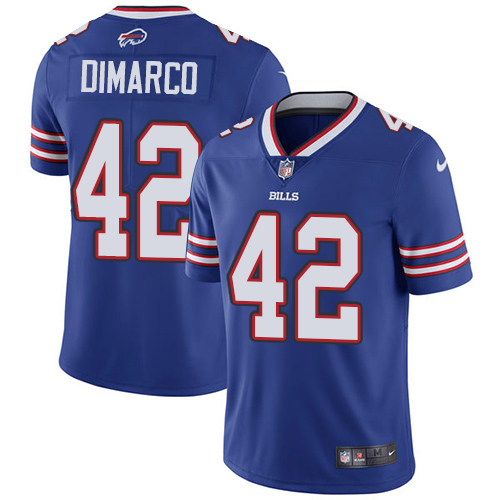 Youth Nike Buffalo Bills #42 Patrick DiMarco Royal Blue Team Color Vapor Untouchable Limited Player NFL Jersey