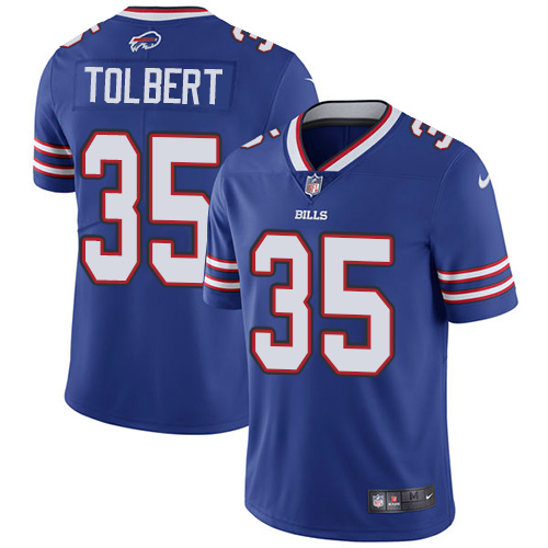 Youth Nike Buffalo Bills #35 Mike Tolbert Royal Blue Team Color Vapor Untouchable Elite Player NFL Jersey