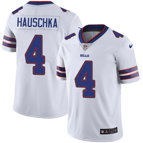 Men's Nike Buffalo Bills #4 Stephen Hauschka White Vapor Untouchable Limited Player NFL Jersey