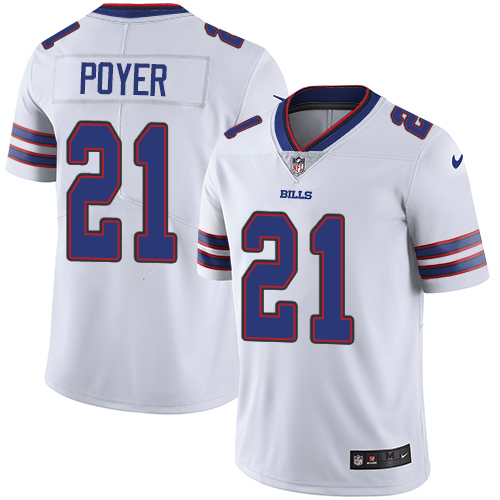 Youth Nike Buffalo Bills #21 Jordan Poyer White Vapor Untouchable Elite Player NFL Jersey