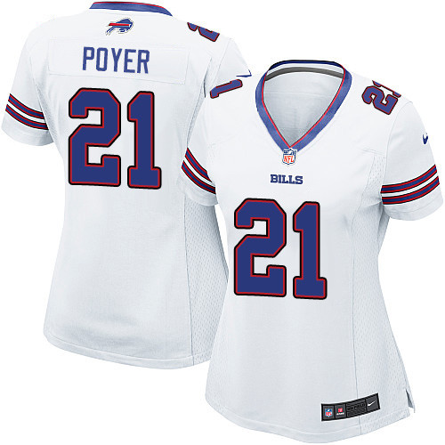 Women's Nike Buffalo Bills #21 Jordan Poyer Game White NFL Jersey