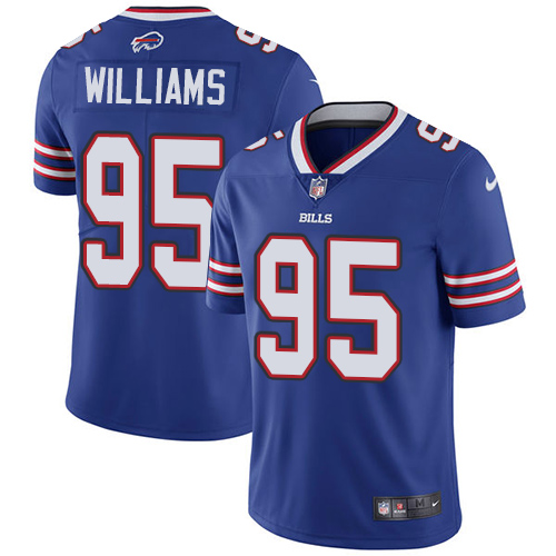 Youth Nike Buffalo Bills #95 Kyle Williams Royal Blue Team Color Vapor Untouchable Limited Player NFL Jersey
