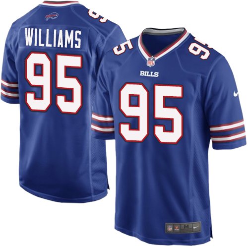 Youth Nike Buffalo Bills #95 Kyle Williams Game Royal Blue Team Color NFL Jersey