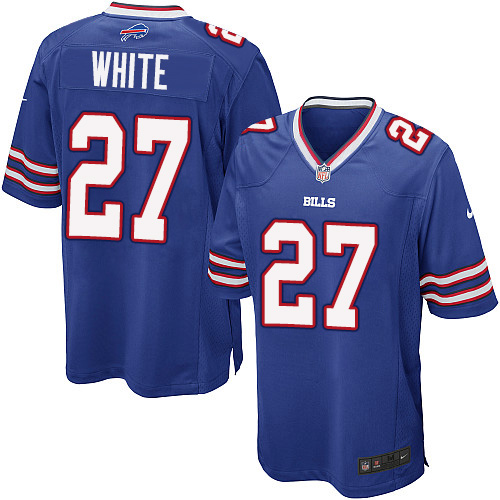 Men's Nike Buffalo Bills #27 Tre'Davious White Game Royal Blue Team Color NFL Jersey