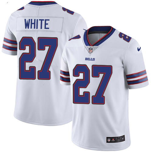Men's Nike Buffalo Bills #27 Tre'Davious White White Vapor Untouchable Limited Player NFL Jersey