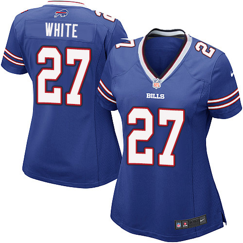 Women's Nike Buffalo Bills #27 Tre'Davious White Game Royal Blue Team Color NFL Jersey