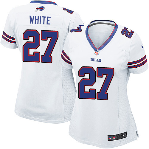 Women's Nike Buffalo Bills #27 Tre'Davious White Game White NFL Jersey